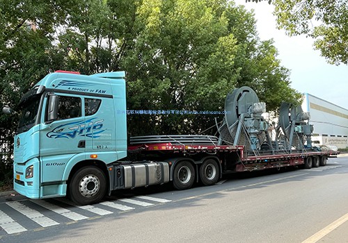 4套6寸电动软管绞车发往招商重工海门基地！